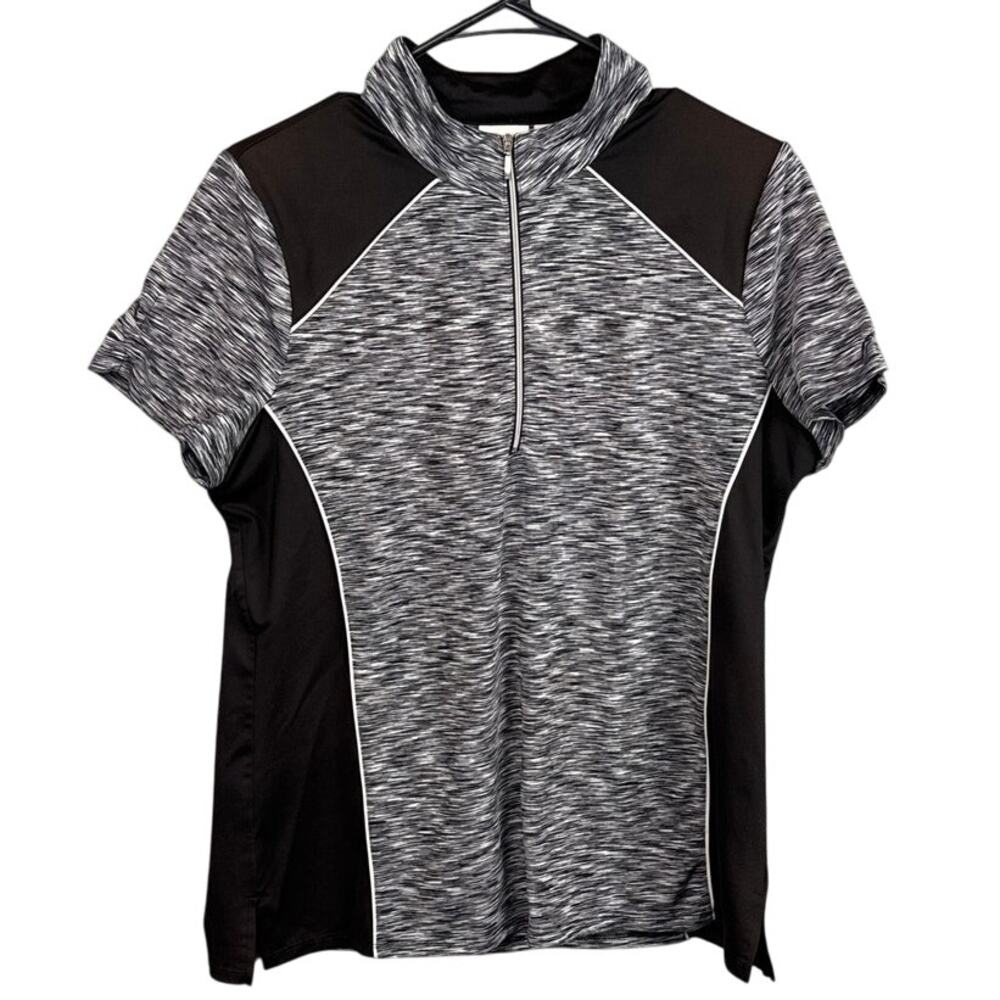 Zenergy Golf Chico's Women's 1/4 Zip Golf Shirt Size S Athlete Pickleball Golf